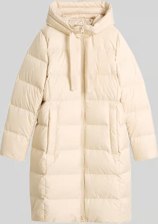 Marc O'Polo Regular fit lange donsjas met labelprint