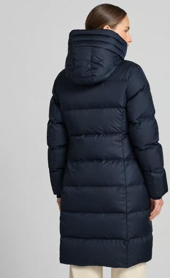 Marc O'Polo Regular fit lange donsjas met labelprint - Foto 3
