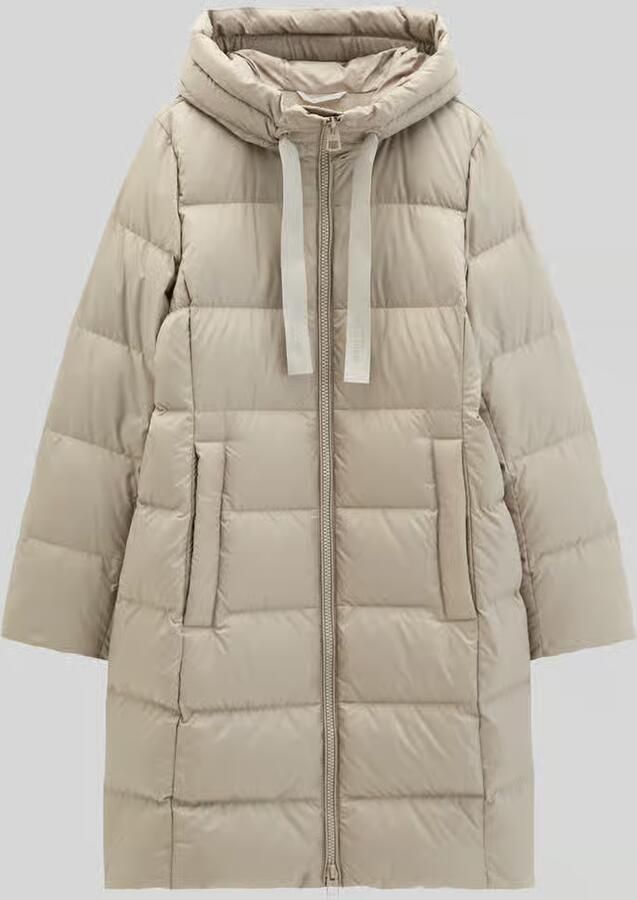 Marc O'Polo Regular fit lange donsjas met labelprint