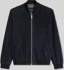 Marc O'Polo Regular fit leren jack van echt chevreau-suède