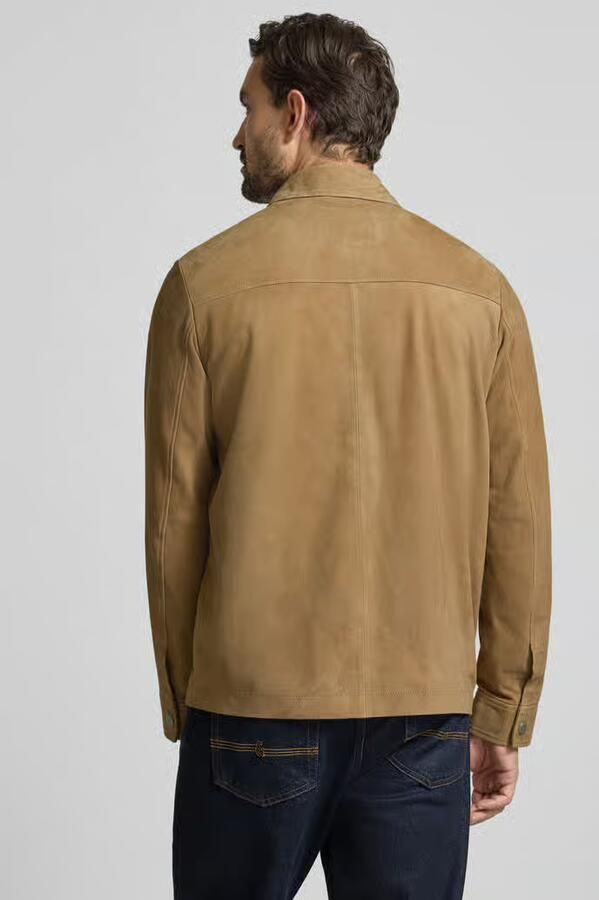 Marc O'Polo Regular fit leren jack van puur geitenleer