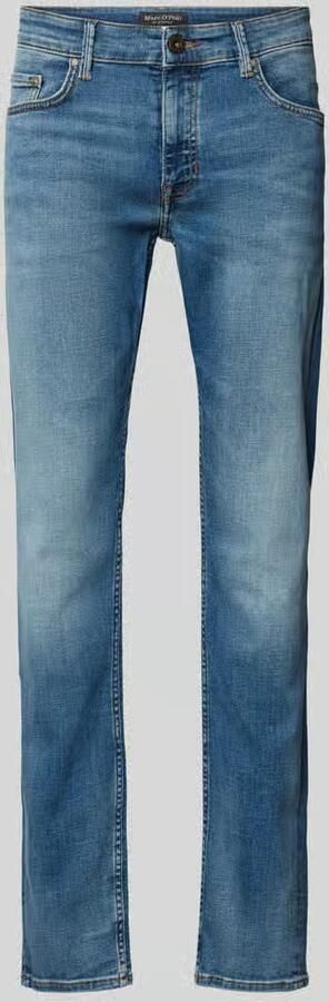 Marc O'Polo Regular fit low rise jeans met shaped pijpen model 'SJÖBO'
