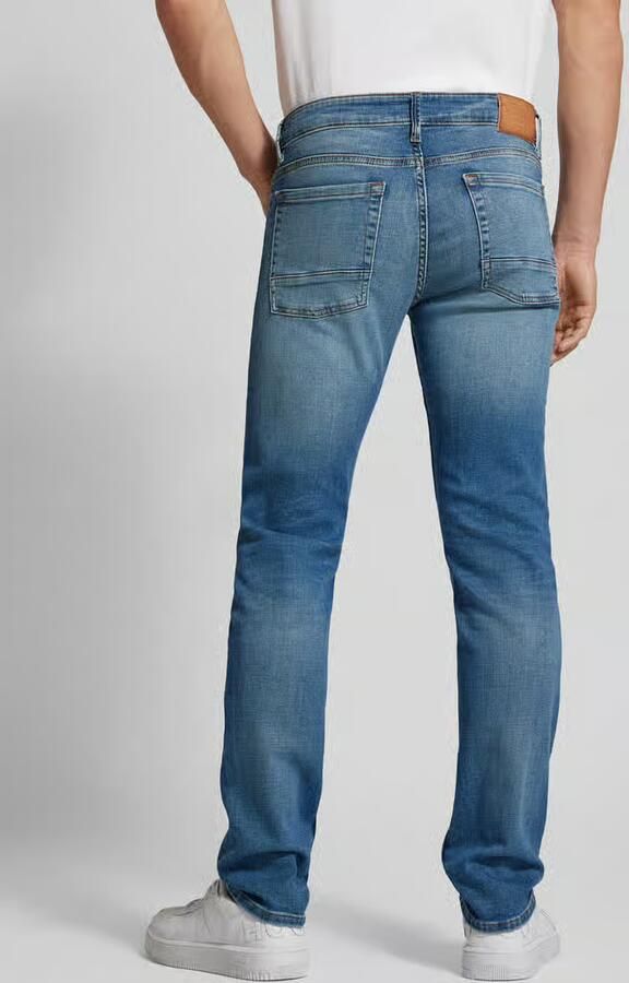 Marc O'Polo Regular fit low rise jeans met shaped pijpen model 'SJÖBO'