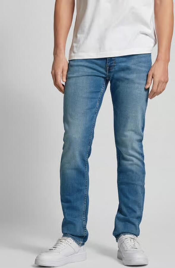 Marc O'Polo Regular fit low rise jeans met shaped pijpen model 'SJÖBO' - Foto 5