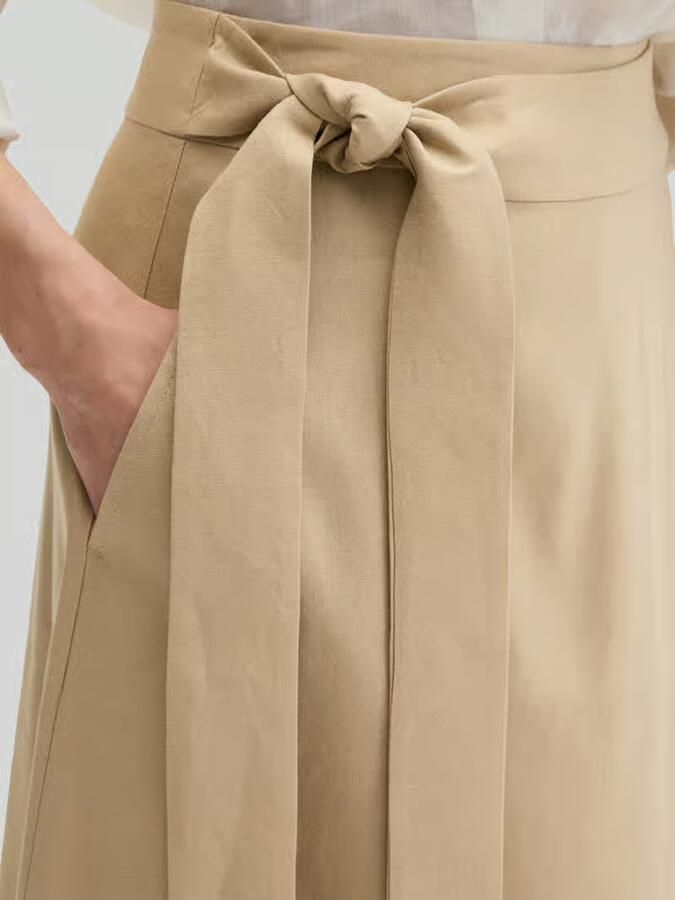 Marc O'Polo regular fit midi-rok van linnenmix
