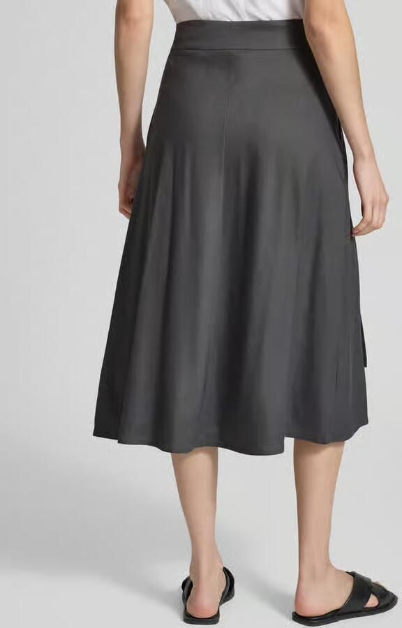 Marc O'Polo regular fit midi-rok van linnenmix - Foto 2