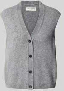 Marc O'Polo Regular fit mouwloos vest van scheerwolmix - Foto 3