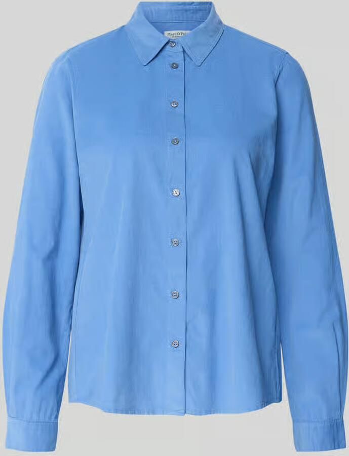 Marc O'Polo Regular fit overhemdblouse van een mix van katoen en lyocell