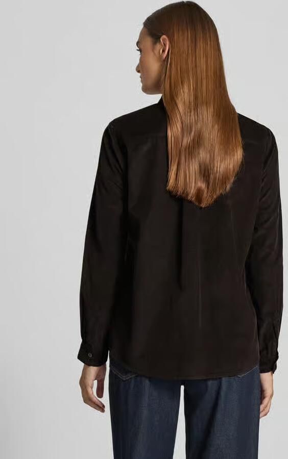 Marc O'Polo Regular fit overhemdblouse van een mix van katoen en lyocell