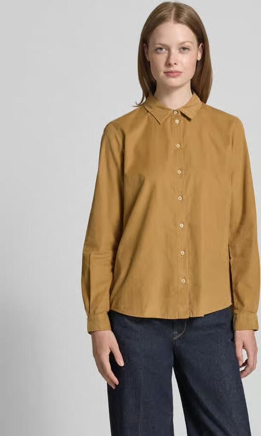 Marc O'Polo Regular fit overhemdblouse van een mix van katoen en lyocell - Foto 2