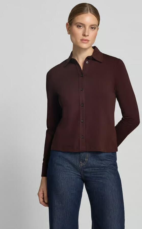 Marc O'Polo Regular fit overhemdblouse van katoenmix - Foto 2
