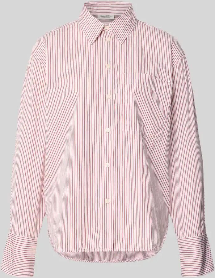 Marc O'Polo Regular fit overhemdblouse van puur katoen