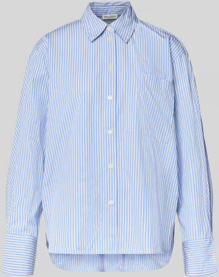 Marc O'Polo Regular fit overhemdblouse van puur katoen