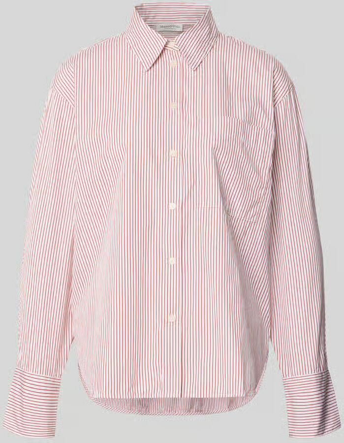 Marc O'Polo Regular fit overhemdblouse van puur katoen