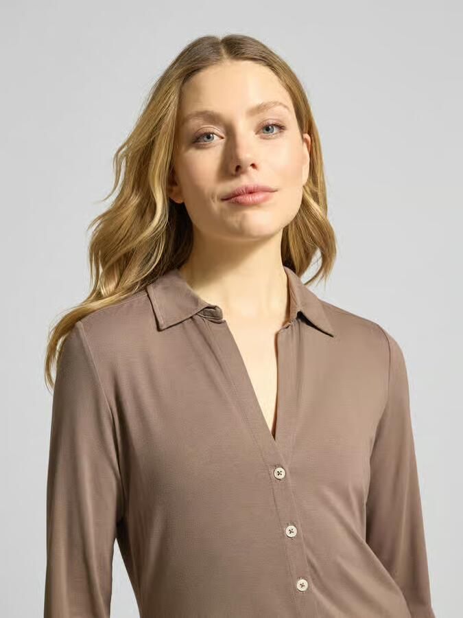 Marc O'Polo Regular fit overhemdblouse van viscosemix - Foto 2