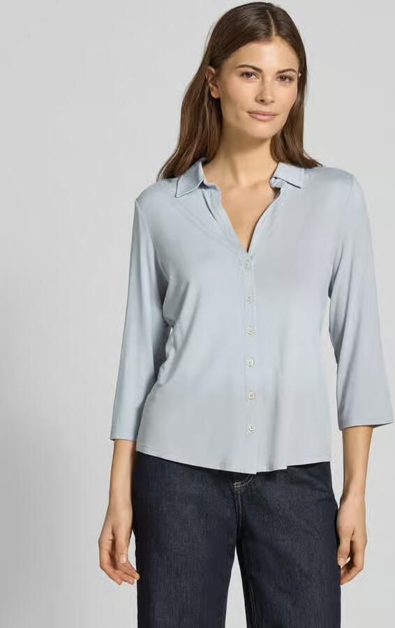 Marc O'Polo Regular fit overhemdblouse van viscosemix - Foto 4