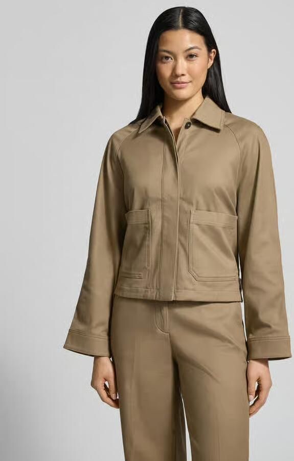 Marc O'Polo Regular fit overhemdjack van katoenmix - Foto 3