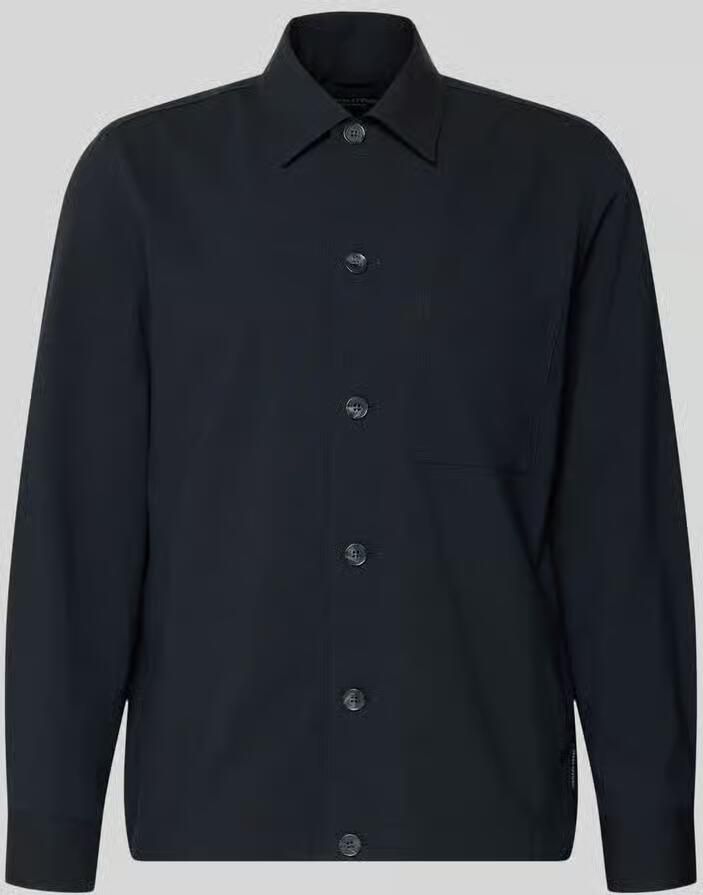 Marc O'Polo Regular fit overhemdjack van Mix van katoen en viscose Met viscose - Foto 2
