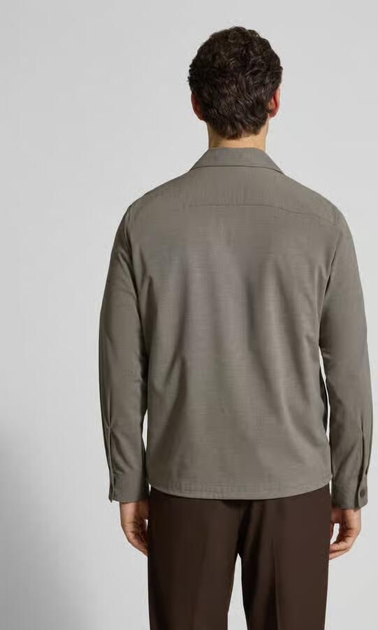 Marc O'Polo Regular fit overhemdjack van Mix van katoen en viscose Met viscose - Foto 3
