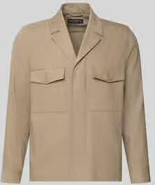 Marc O'Polo regular fit overhemdjack van mix van linnen en viscose