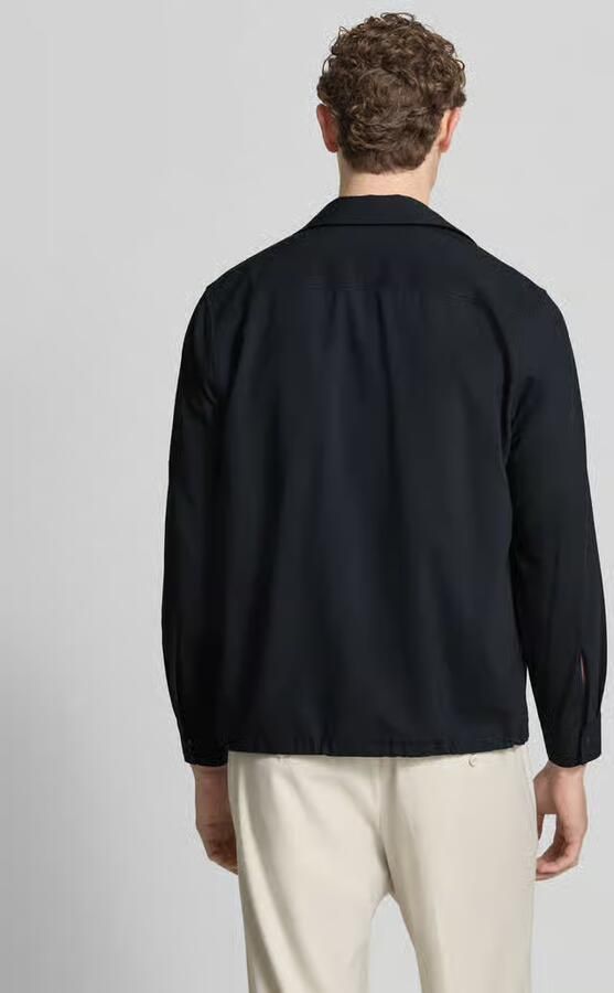 Marc O'Polo regular fit overshirt met katoen × DFB Travel collectie - Foto 2