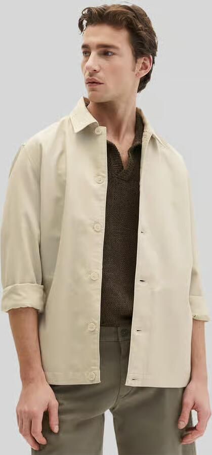 Marc O'Polo regular fit overshirt met zijwaartse steekzakken - Foto 3