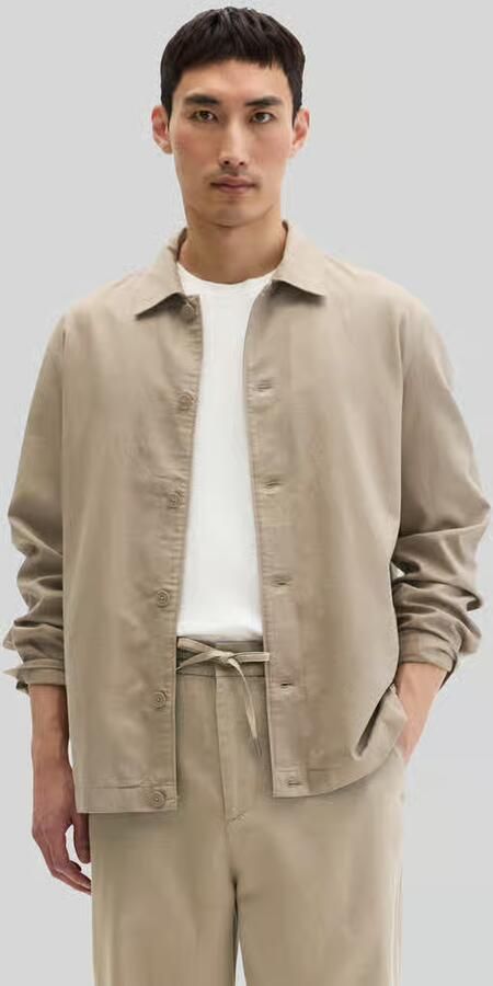 Marc O'Polo regular fit overshirt met zijwaartse steekzakken - Foto 2