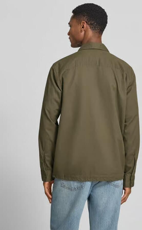Marc O'Polo regular fit overshirt van mix van lyocell en linnen en katoen - Foto 5