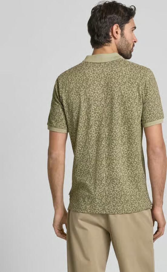 Marc O'Polo Regular fit poloshirt van een mix van katoen en elastaan