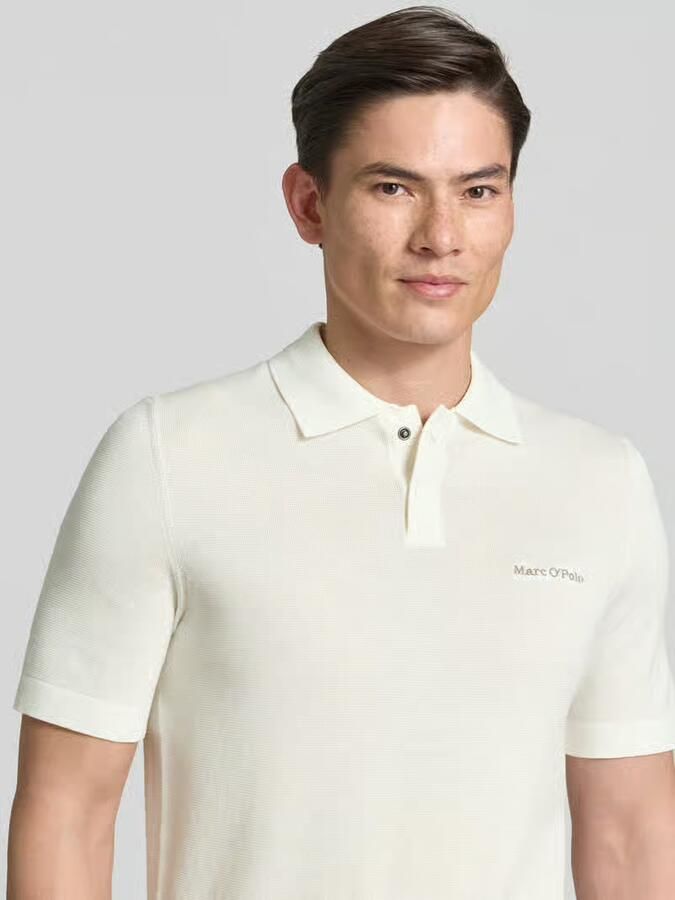 Marc O'Polo regular fit poloshirt van puur katoen × DFB Travel collectie