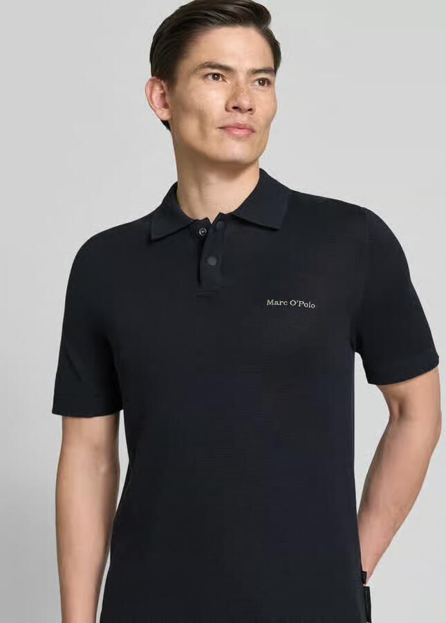 Marc O'Polo regular fit poloshirt van puur katoen × DFB Travel collectie - Foto 3