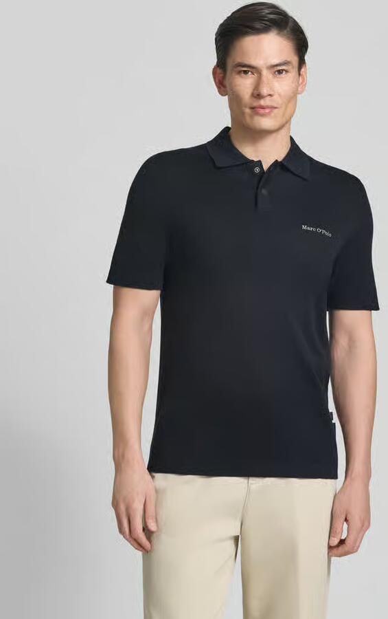 Marc O'Polo regular fit poloshirt van puur katoen × DFB Travel collectie - Foto 4