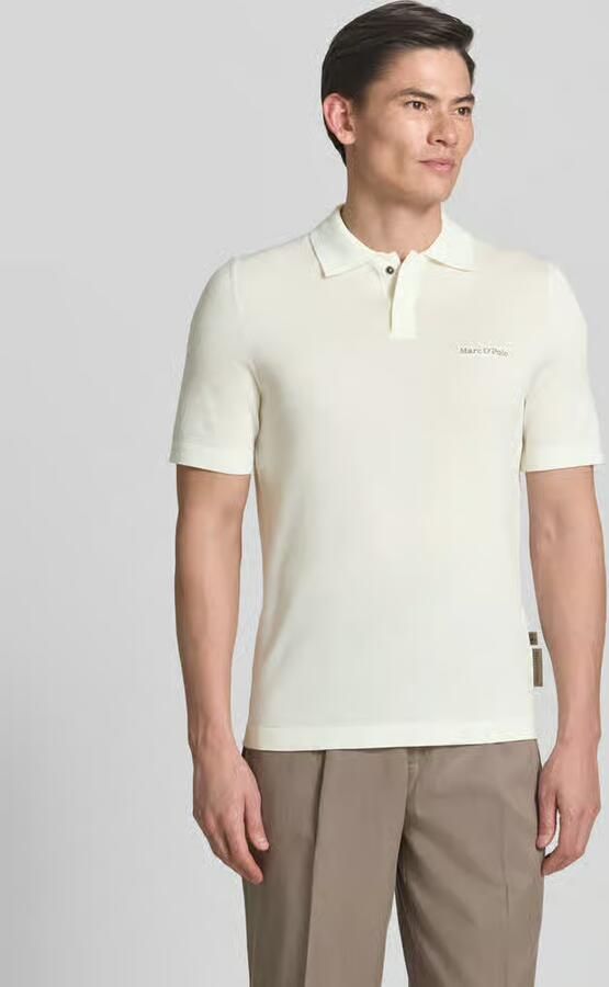 Marc O'Polo regular fit poloshirt van puur katoen × DFB Travel collectie - Foto 4