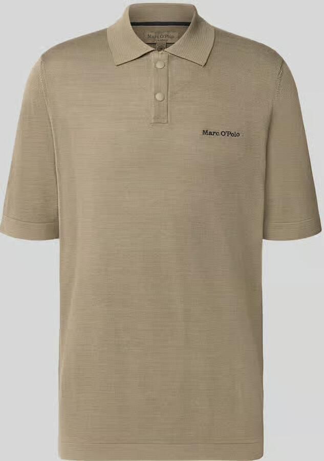 Marc O'Polo regular fit poloshirt van puur katoen × DFB Travel collectie