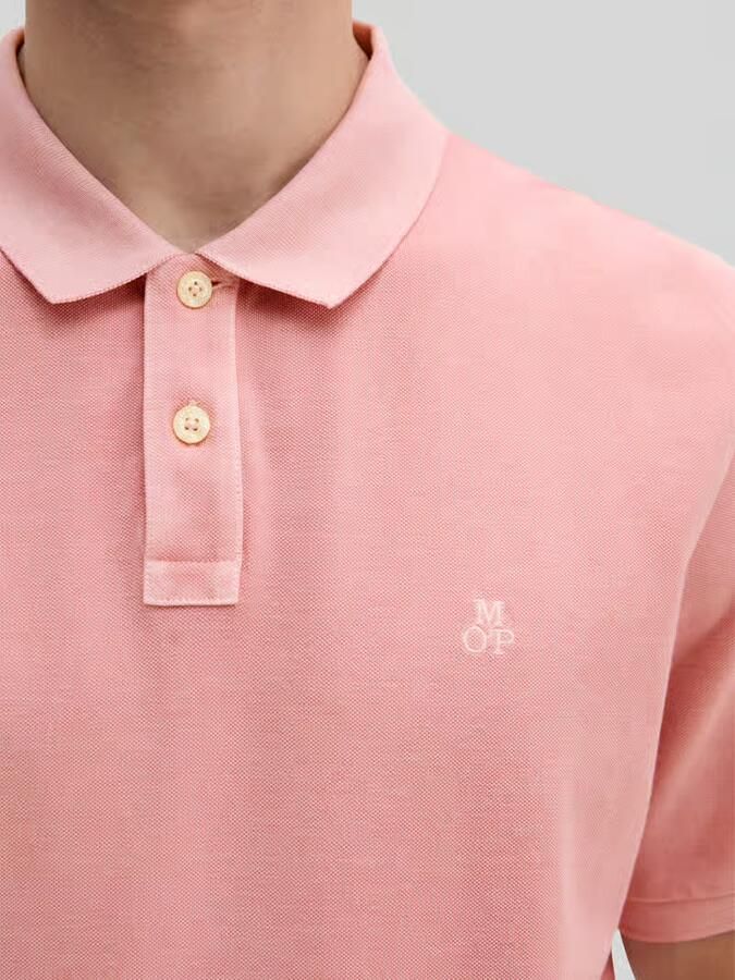 Marc O'Polo regular fit poloshirt van puur katoen met gestikt logo