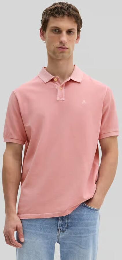Marc O'Polo regular fit poloshirt van puur katoen met gestikt logo - Foto 3