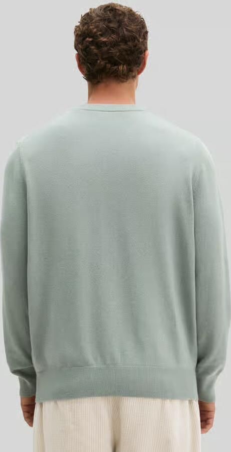 Marc O'Polo Regular fit pullover van katoenmix met scheerwol - Foto 2