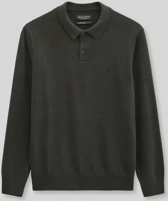 Marc O'Polo Regular fit pullover van mix van katoen en scheerwol - Foto 1