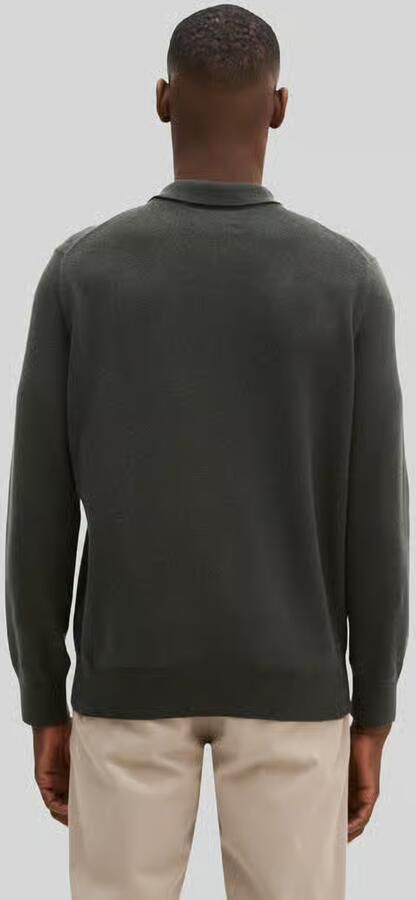 Marc O'Polo Regular fit pullover van mix van katoen en scheerwol - Foto 3