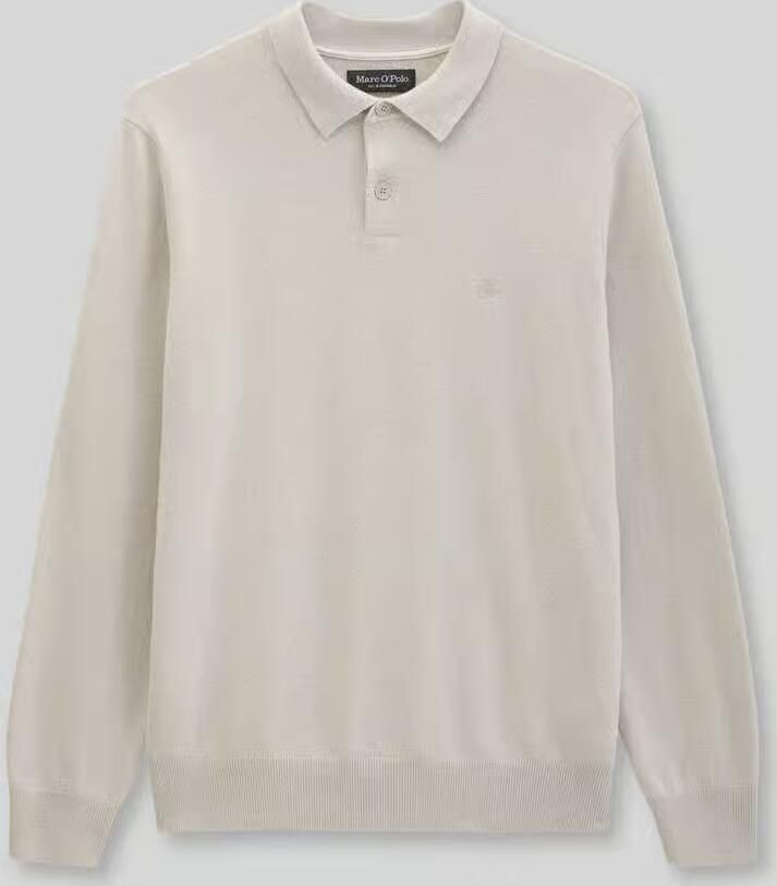 Marc O'Polo Regular fit pullover van mix van katoen en scheerwol