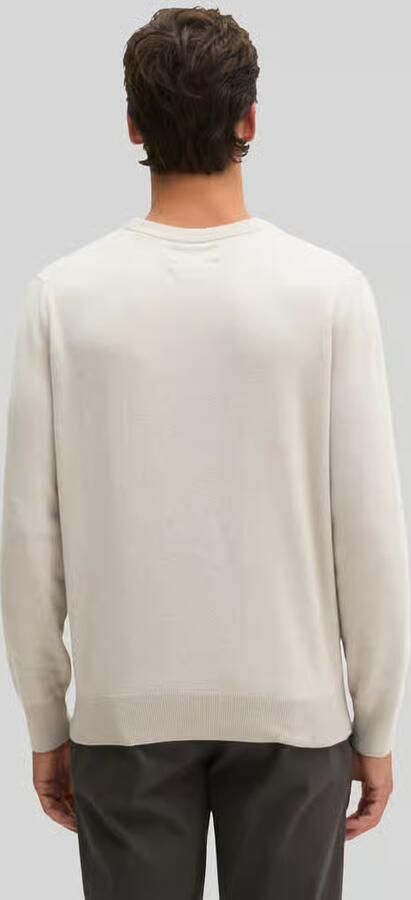 Marc O'Polo Regular fit pullover van mix van katoen en scheerwol - Foto 3