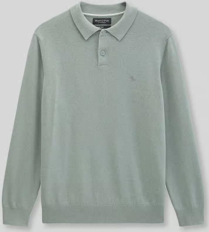 Marc O'Polo Regular fit pullover van mix van katoen en scheerwol
