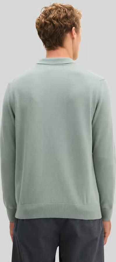 Marc O'Polo Regular fit pullover van mix van katoen en scheerwol - Foto 3