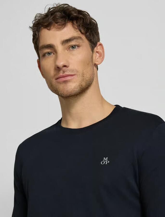 Marc O'Polo Marc &O&amp;amp;amp;amp;#39;Polo; Long Sleeve T-Shirt Navy Blauw Heren - Foto 6