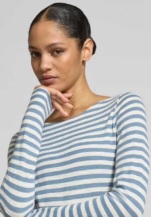 Marc O'Polo Regular fit shirt met lange mouwen van puur katoen