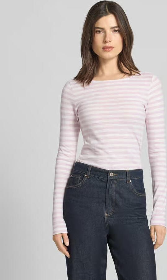 Marc O'Polo Regular fit shirt met lange mouwen van puur katoen - Foto 3