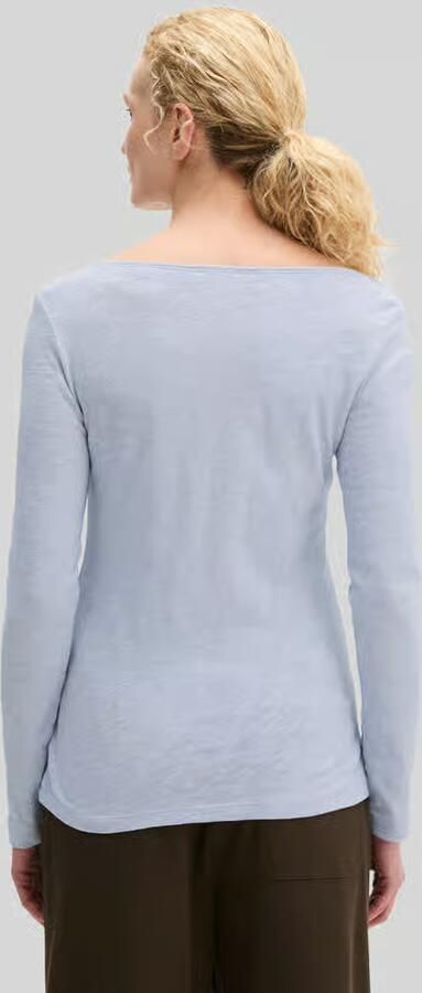 Marc O'Polo regular fit shirt met lange mouwen van puur katoen - Foto 3