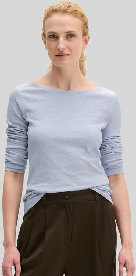 Marc O'Polo regular fit shirt met lange mouwen van puur katoen - Foto 2