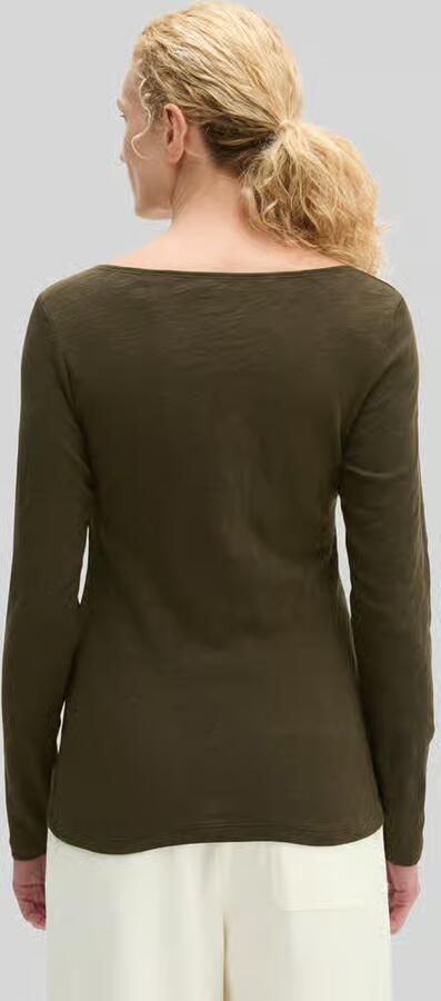 Marc O'Polo regular fit shirt met lange mouwen van puur katoen - Foto 2
