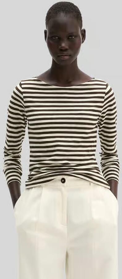 Marc O'Polo regular fit shirt met lange mouwen van puur katoen - Foto 2